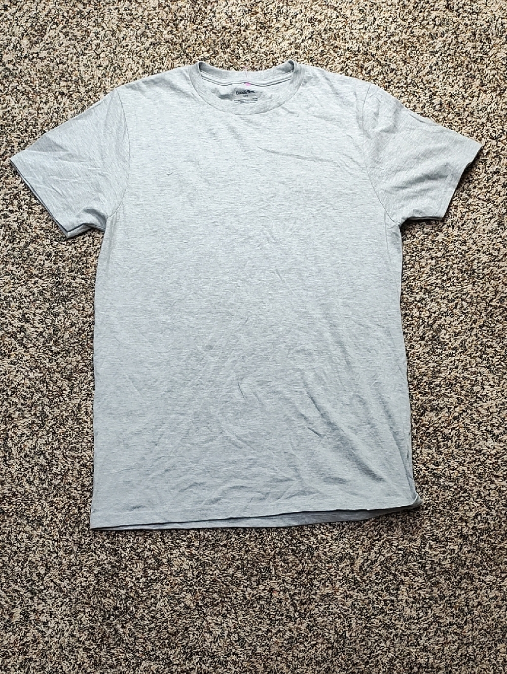 Goodfellow & CO | Men's Crew Neck T‑Shirt in Light Gray
